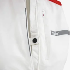 Swix Women's Roadline Wind Vest Bright White/Fiery Red