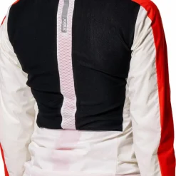 Swix Women's Roadline Wind Jacket Bright White/Fiery Red