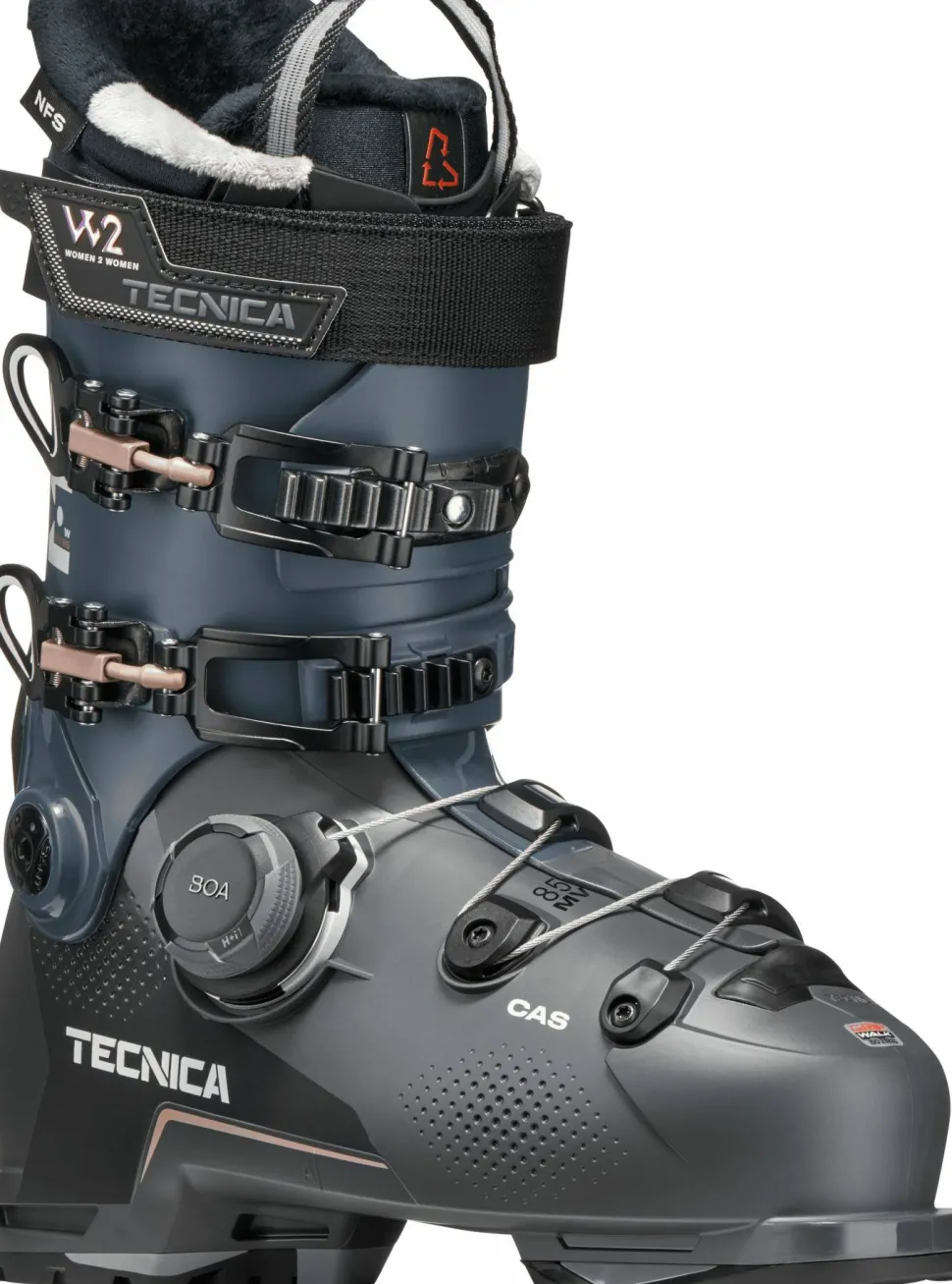 Tecnica Women's Mach BOA MV 85 GripWalk Race Gray