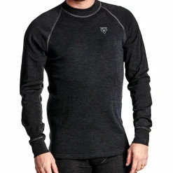 Termo Men's Wool Light Round Neck Ls Anthracite Melange