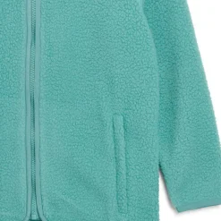 Tretorn Juniors' Farhult Pile Jacket Dusty Turquoise