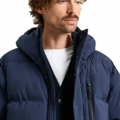 Tretorn Men's Brick Puffer Parka Deep Navy