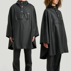 Tretorn Unisex PU Light Rainponcho Jet Black