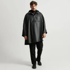 Tretorn Unisex PU Light Rainponcho Jet Black