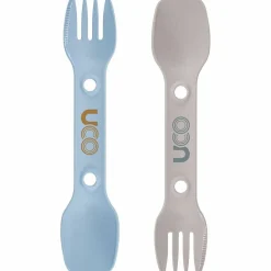 UCO Gear Utility Spork 2-Pack with Cord Stnbluesan