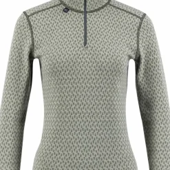 Ulvang Women's Comfort 200 Turtle Neck With Zip Agate Grey/Urban Chic