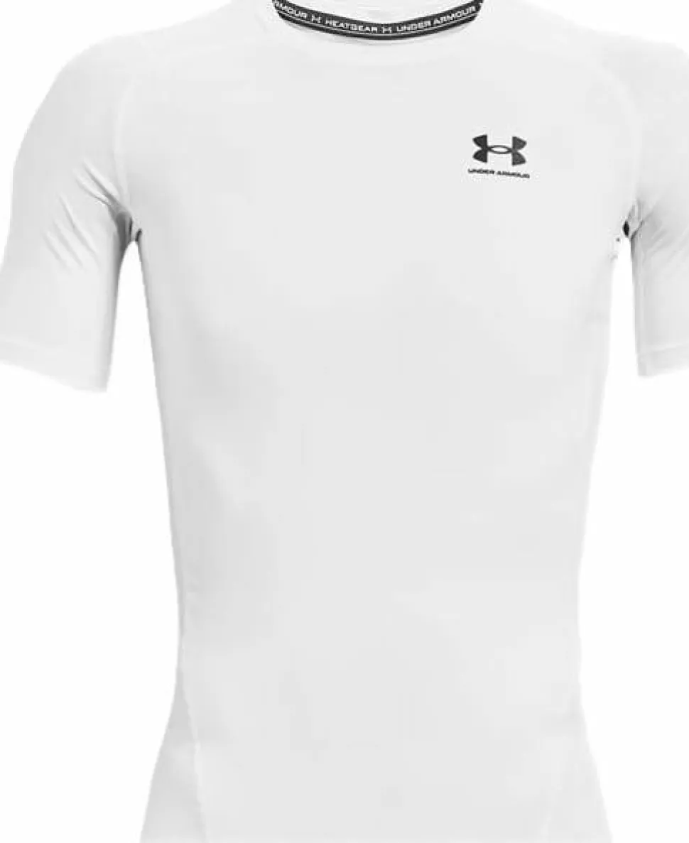 Under Armour Men's Ua Hg Armour Comp SS White