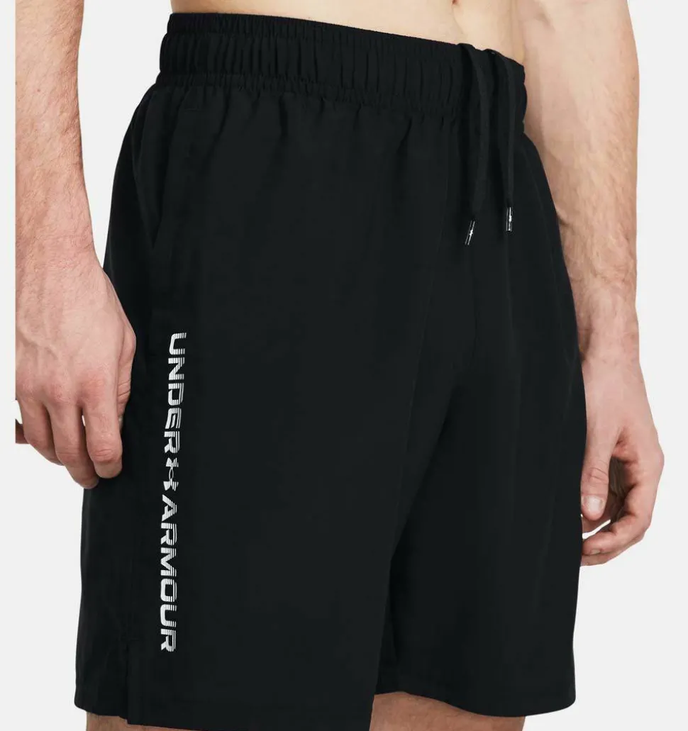 Under Armour Men's UA Tech Woven Wordmark Shorts Black