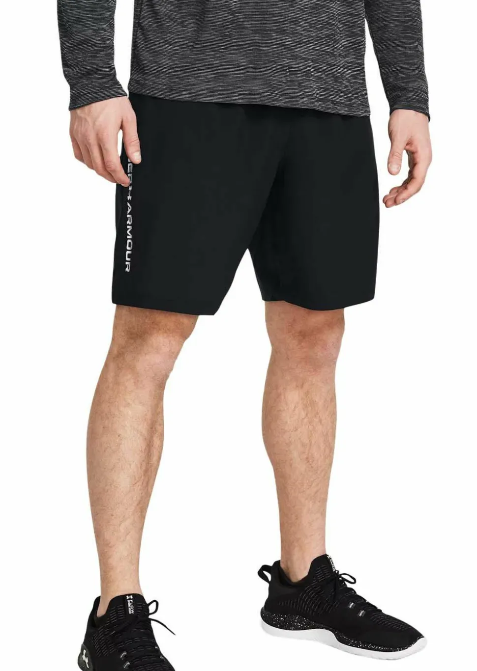 Under Armour Men's UA Tech Woven Wordmark Shorts Black