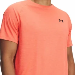 Under Armour Men's UA Tech Textured Short Sleeve Venom Red