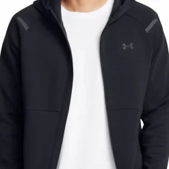 Under Armour Men's UA Unstoppable Fleece Full-Zip Hoodie Black
