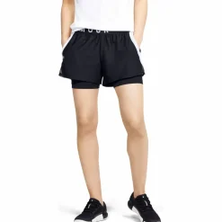 Under Armour Women's Play Up 2-in-1 Shorts Black
