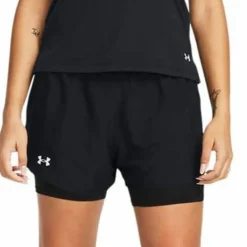 Under Armour Women's Ua Fly By 2in1 Short Black