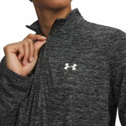 Under Armour Women's UA Tech™ Twist ½ Zip Black