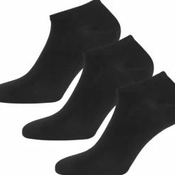 Urberg Bamboo Shaftless Sock 3-Pack Black Beauty