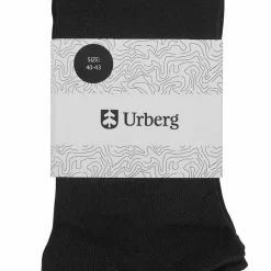 Urberg Bamboo Shaftless Sock 3-Pack Black Beauty