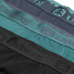 Urberg Juniors' Bamboo Boxers 3-Pack Black/Blue/Green