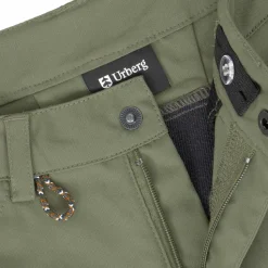 Urberg Juniors' Hiking Stretch pants Deep Lichen Green