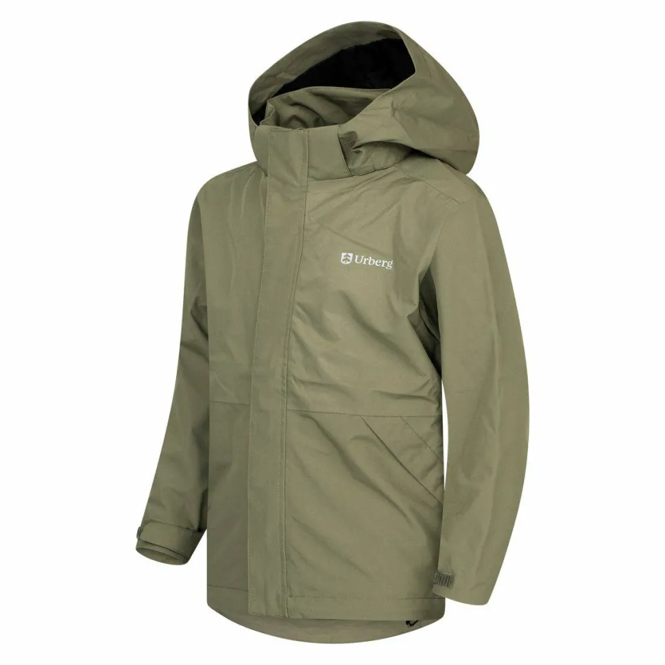 Urberg Juniors' 2L Rain Set Black/green