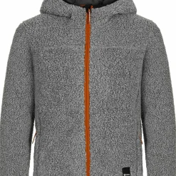 Urberg Juniors' Pile Hoodie Grey Melange