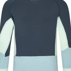 Urberg Juniors' Tree Base Layer Set Blue Nights/stone Blue/celadon