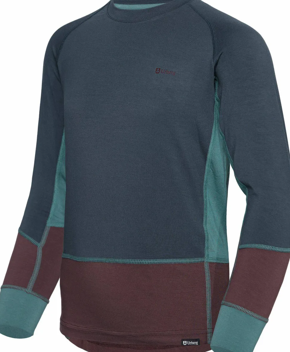 Urberg Juniors' Tree Base Layer Set Blue Nights