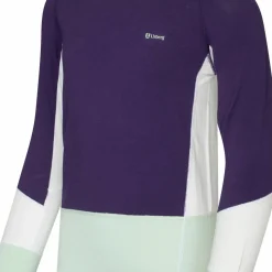 Urberg Juniors' Tree Base Layer Set Grape/cloudy Dancer/celadon