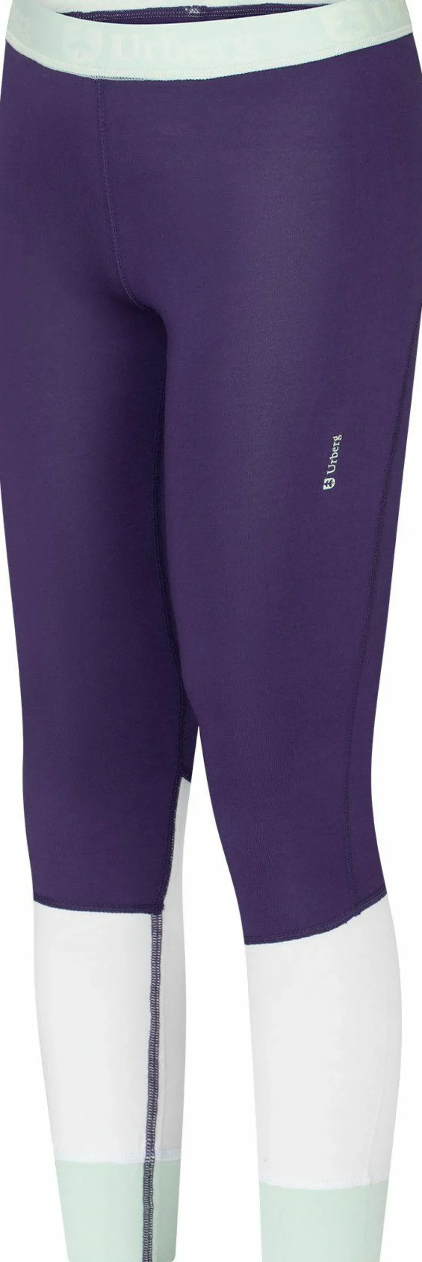 Urberg Juniors' Tree Base Layer Set Grape/cloudy Dancer/celadon