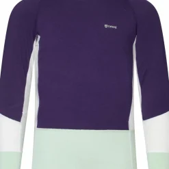 Urberg Juniors' Tree Base Layer Set Grape/cloudy Dancer/celadon