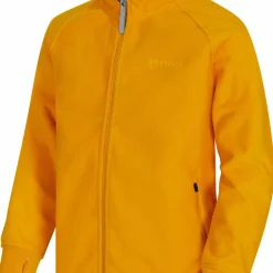 Urberg Juniors' Vindeln Wind Fleece Jacket Sunflower