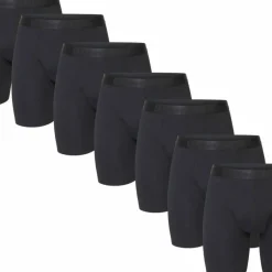 Urberg Men's Bamboo Boxers Long Leg 7-Pack Black Beauty