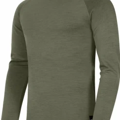Urberg Men's Selje Merino-Bamboo Top Deep Lichen Green