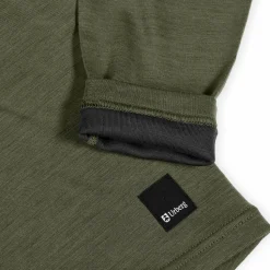 Urberg Men's Selje Merino-Bamboo Top Deep Lichen Green