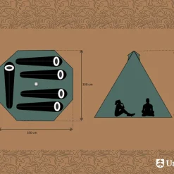 Urberg Tipi Tent 5-person 2.0 Kombu Green
