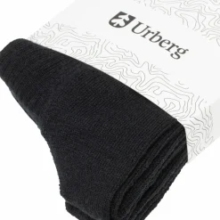Urberg Unisex Merino Wool Ribb Sock 2p Black Beauty