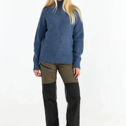 Urberg Women's Moss Knit Sweater Blue Melange