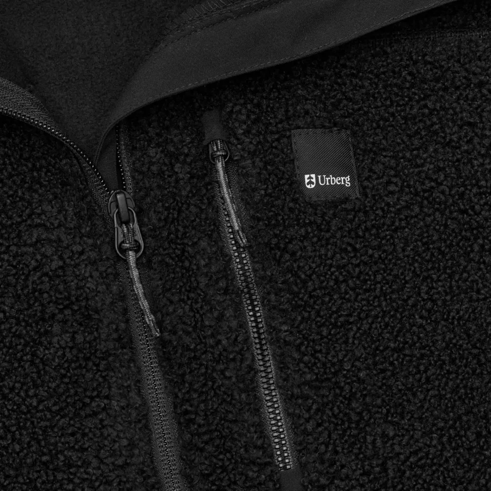 Urberg Women's Pile Hoodie Black Beauty