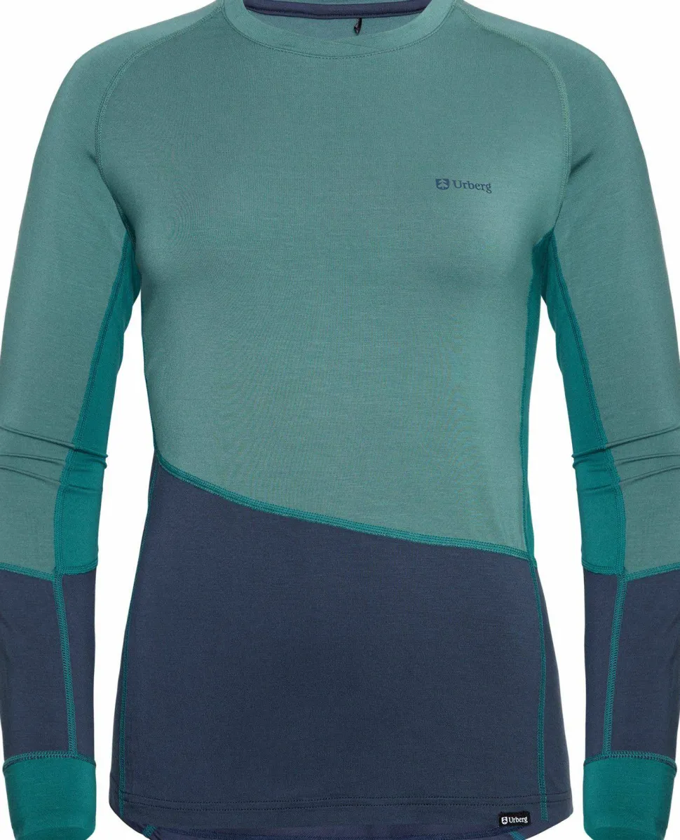 Urberg Women's Tree Base Layer Top Silver Pine