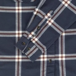 Urberg Women's Two Pocket Flanell Shirt Blue Nights/huckleberry
