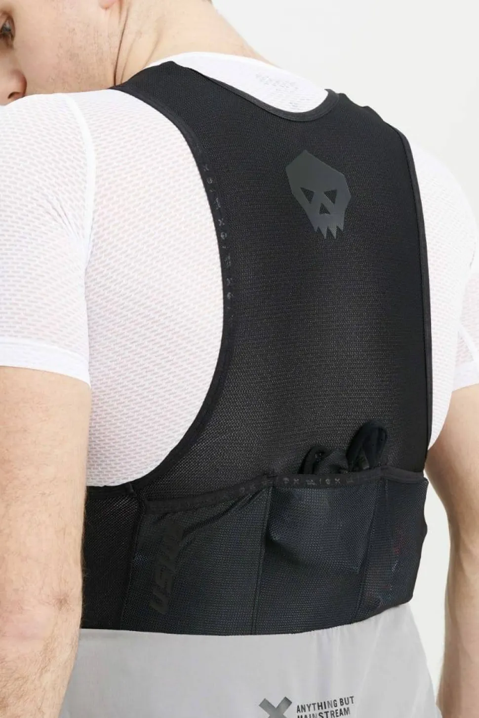 USWE Men's Hybrid MTB Bib Shorts Sharkskin