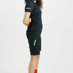 USWE Women's Hybrid MTB Bib Shorts Black