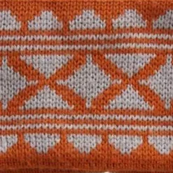 Varg Unisex Varg Winter Headband Grey With Rust Orange