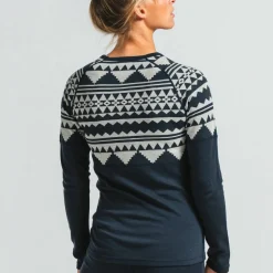 Varg Women's Mattmar Baselayer Top Ink Blue