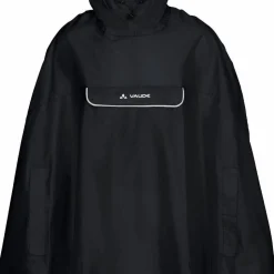 VAUDE Unisex Valdipino Rain Poncho Black