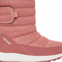 Viking Footwear Kid's Equip Glitter Warm Waterproof Pull On Pink