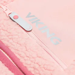 Viking Footwear Kids' Playtime Pile Midlayer Jacket Light Pink
