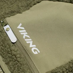 Viking Footwear Kids' Playtime Pile Midlayer Jacket Olive