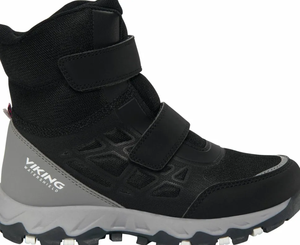Viking Footwear Kid's Track Warm Waterproof 2v Black