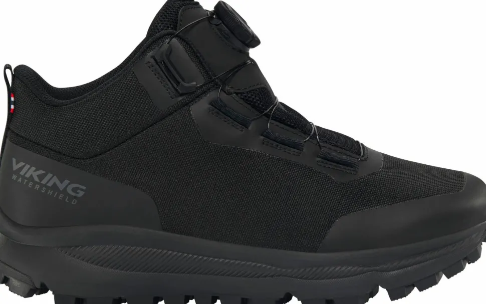 Viking Footwear Men's Stride Mid Spike Waterproof Black