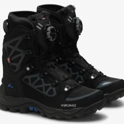Viking Footwear Unisex Constrictor III High Waterproof Boa Black/Silver